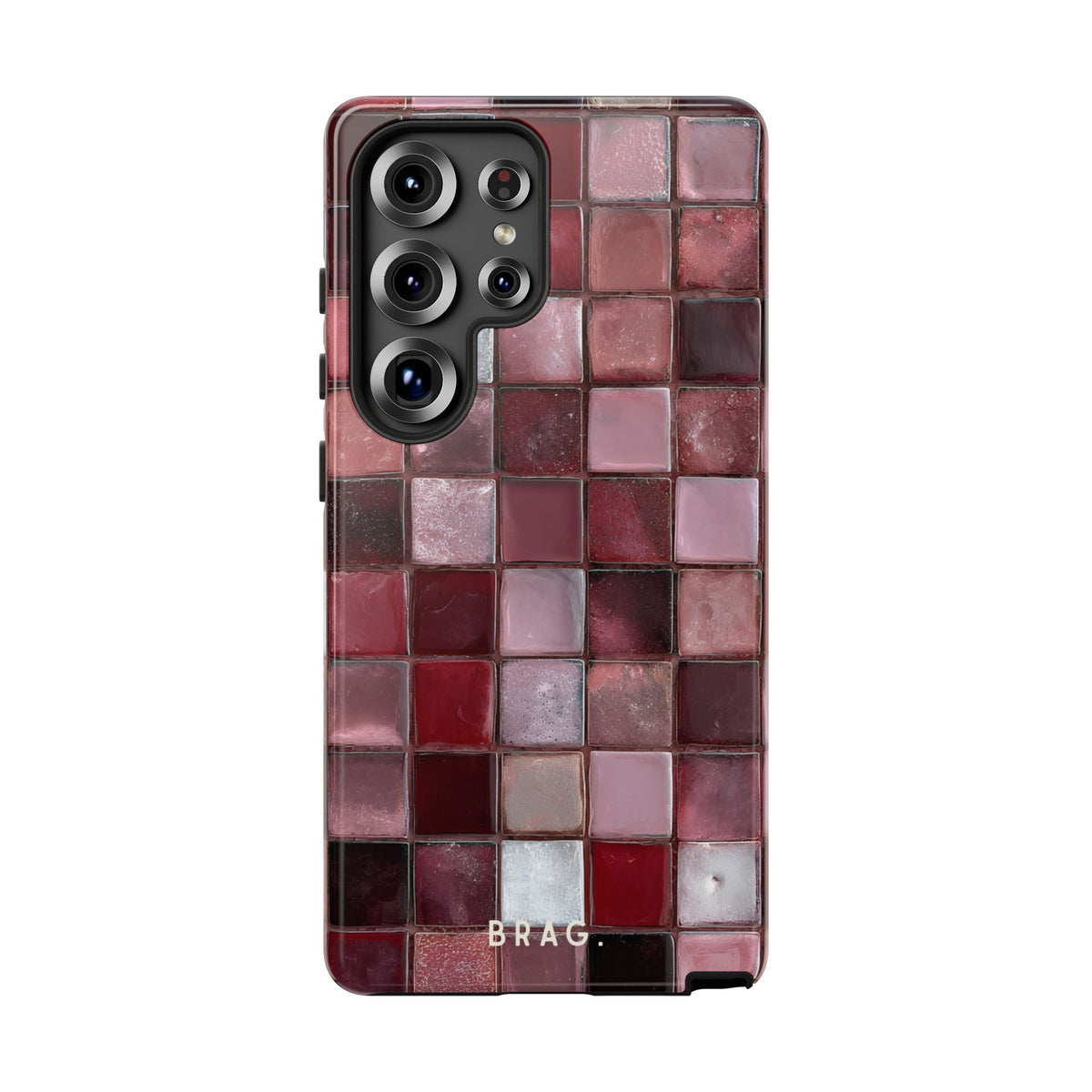 Cherry Tile Tough Phone Case – Shockproof Protective iPhone Cover