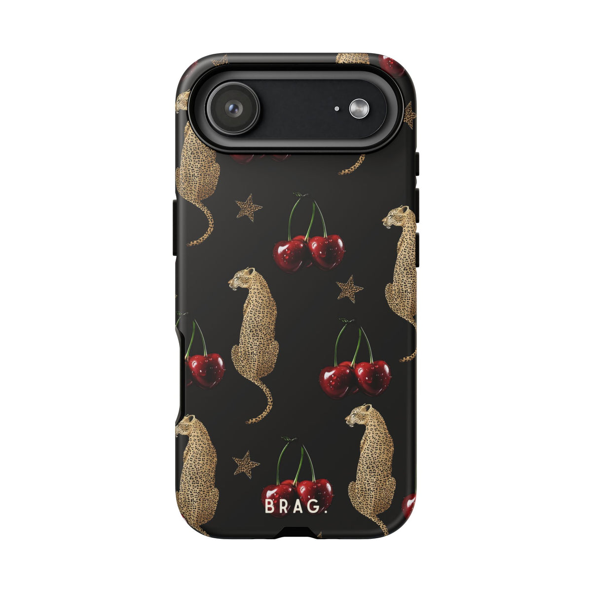 Wild Cherry Tough Phone Case – Shockproof Protective iPhone Cover