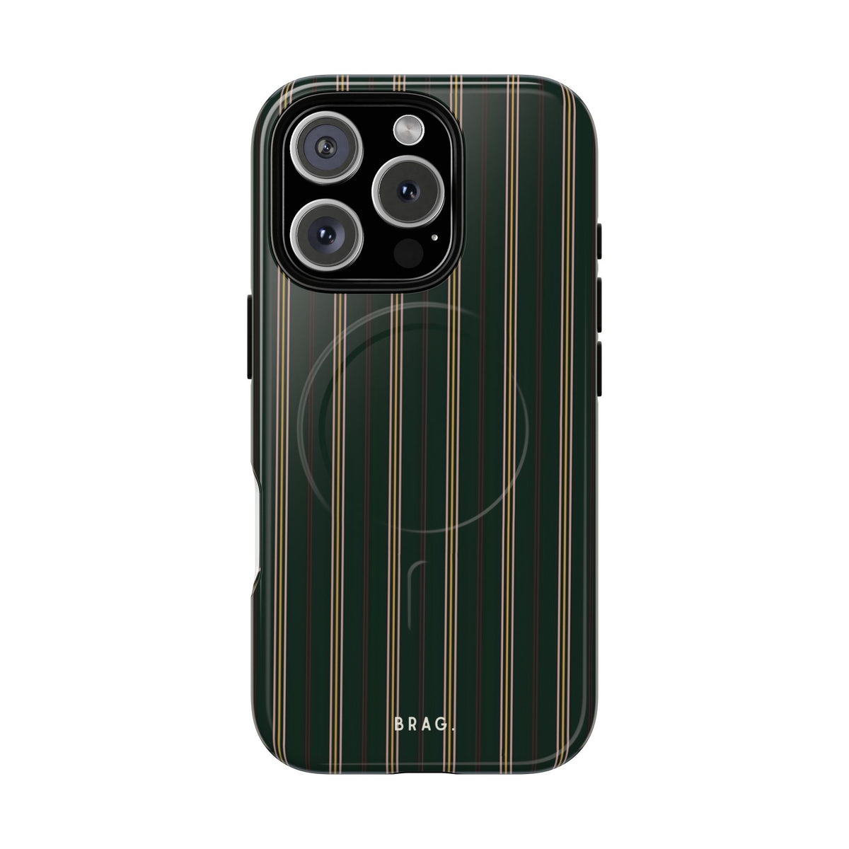 Vintage Pinstripe MagSafe Tough Phone Case — Magnetic Protective Cover