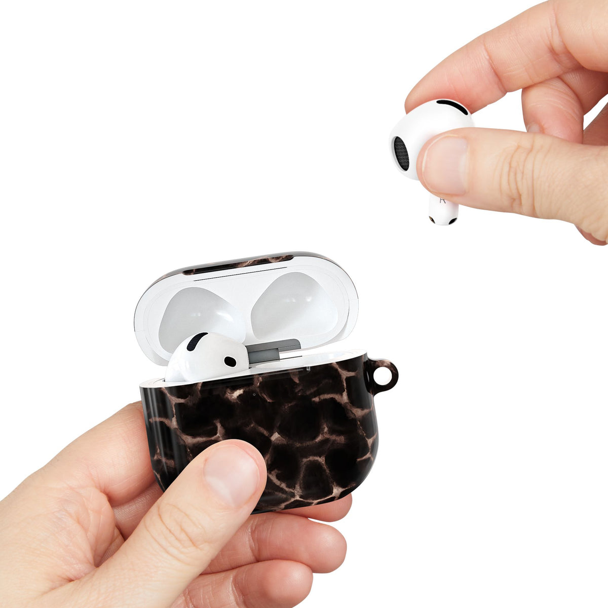 Jungle Noir AirPod Case – Slim Protective Charging Case