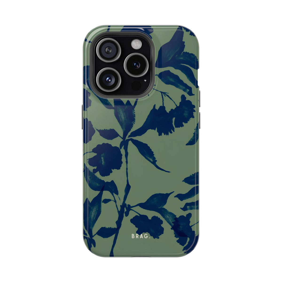 Sage Bloom Magnetic Impact-Resistant Phone Case