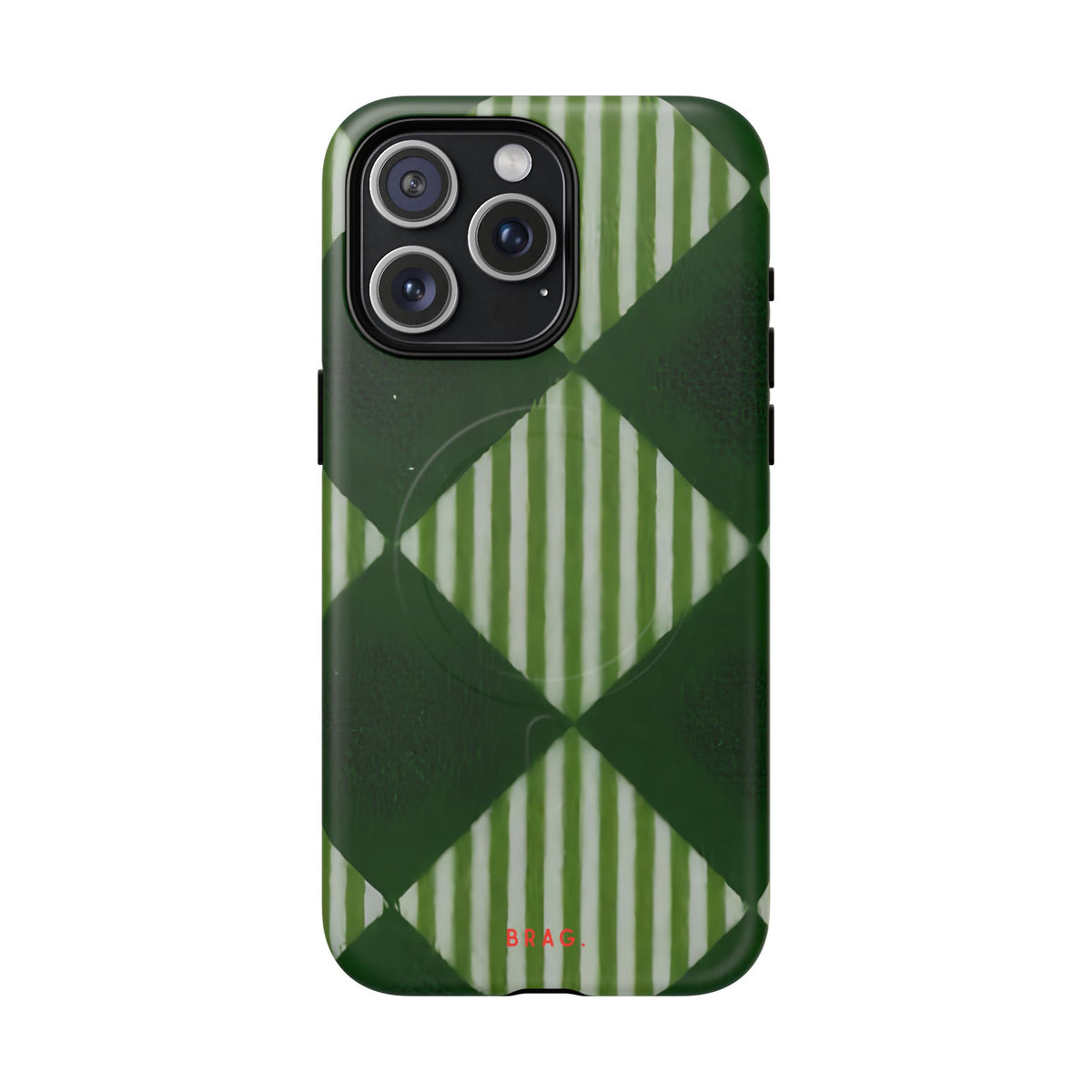 Woven Pattern MagSafe Tough Phone Case — Magnetic Protective Cover