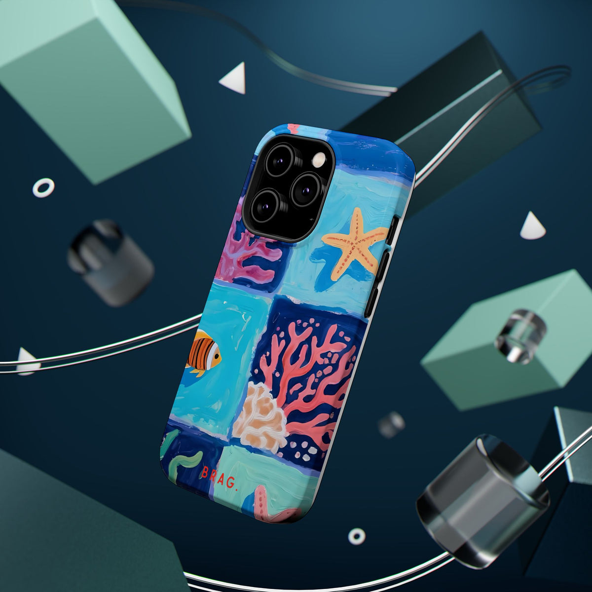 Coral Bay Magnetic Impact-Resistant Phone Case