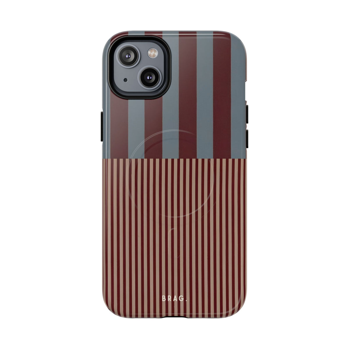 Candy Stripe MagSafe Tough Phone Case — Magnetic Protective Cover