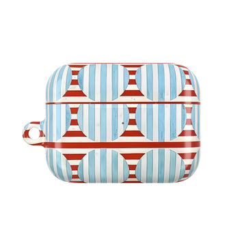 Riviera Stripe AirPod Case – Slim Protective Charging Case