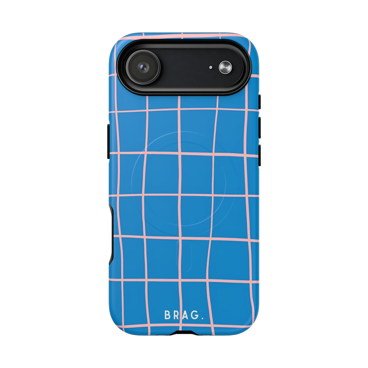 Coastal Grid MagSafe Tough Phone Case — Magnetic Protective Cover