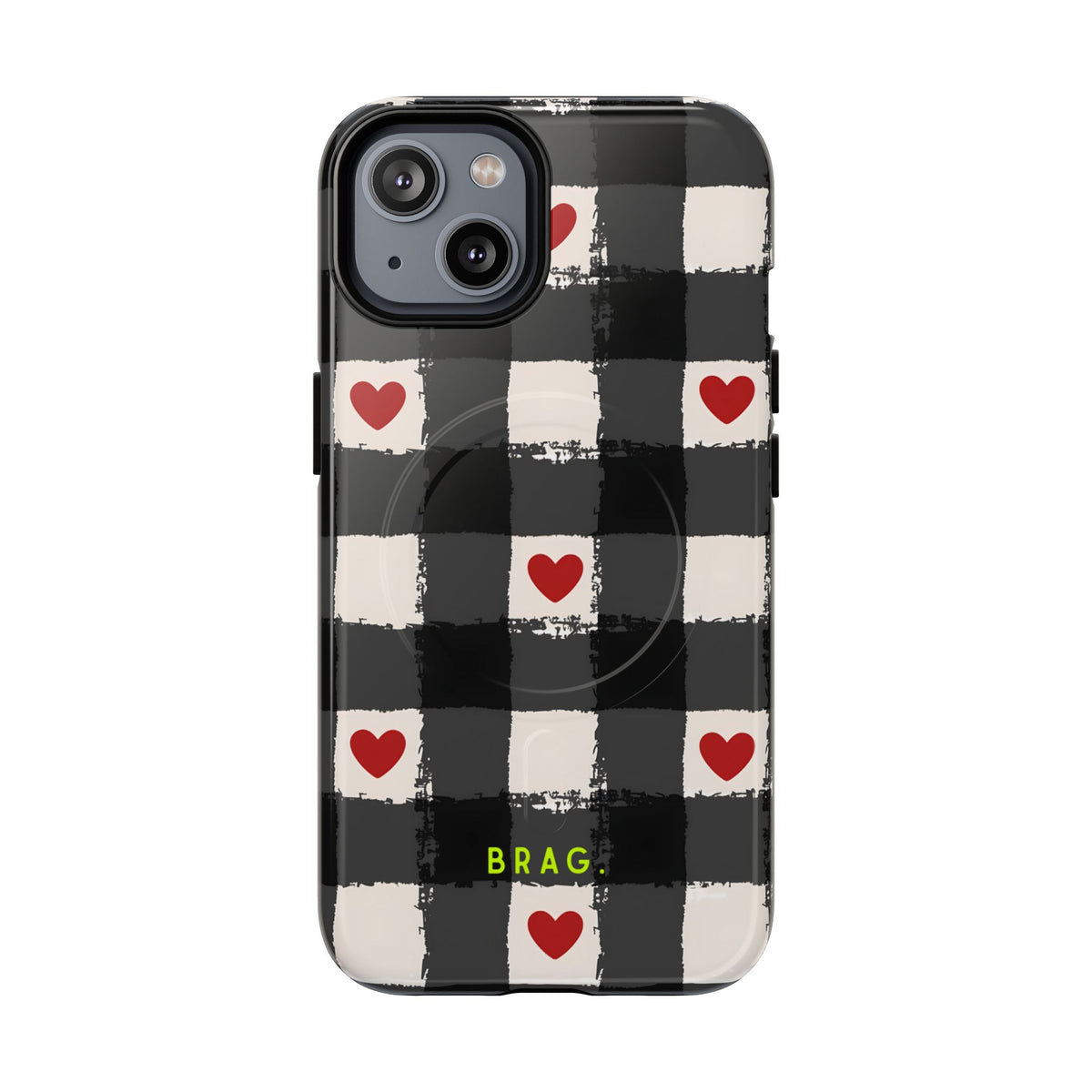 Lucky Heart MagSafe Tough Phone Case — Magnetic Protective Cover