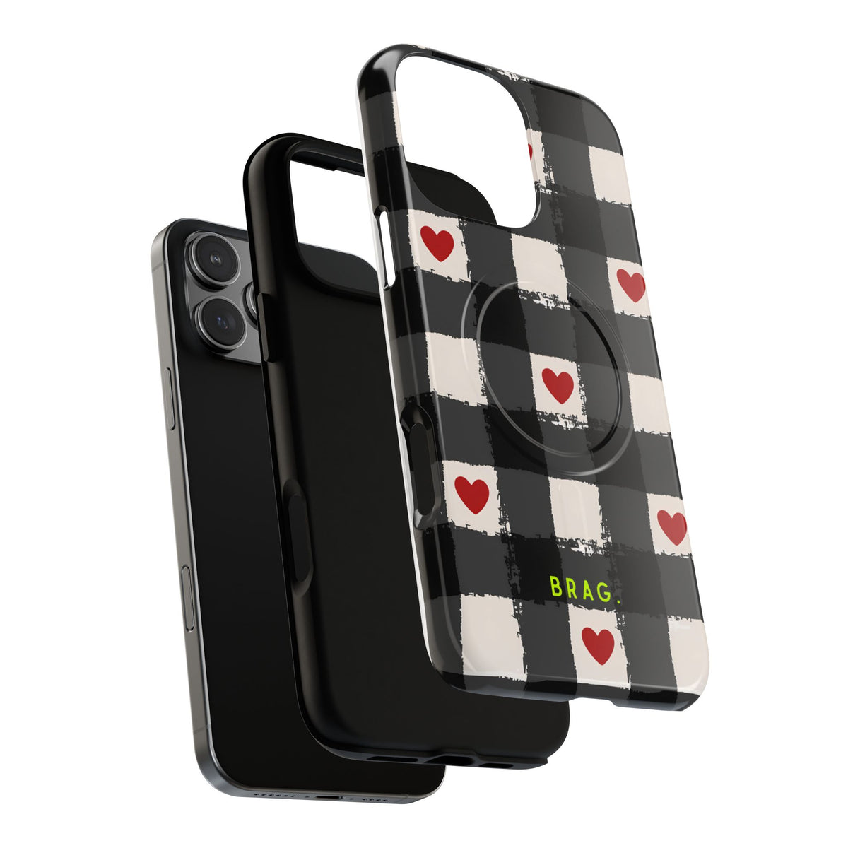 Lucky Heart MagSafe Tough Phone Case — Magnetic Protective Cover