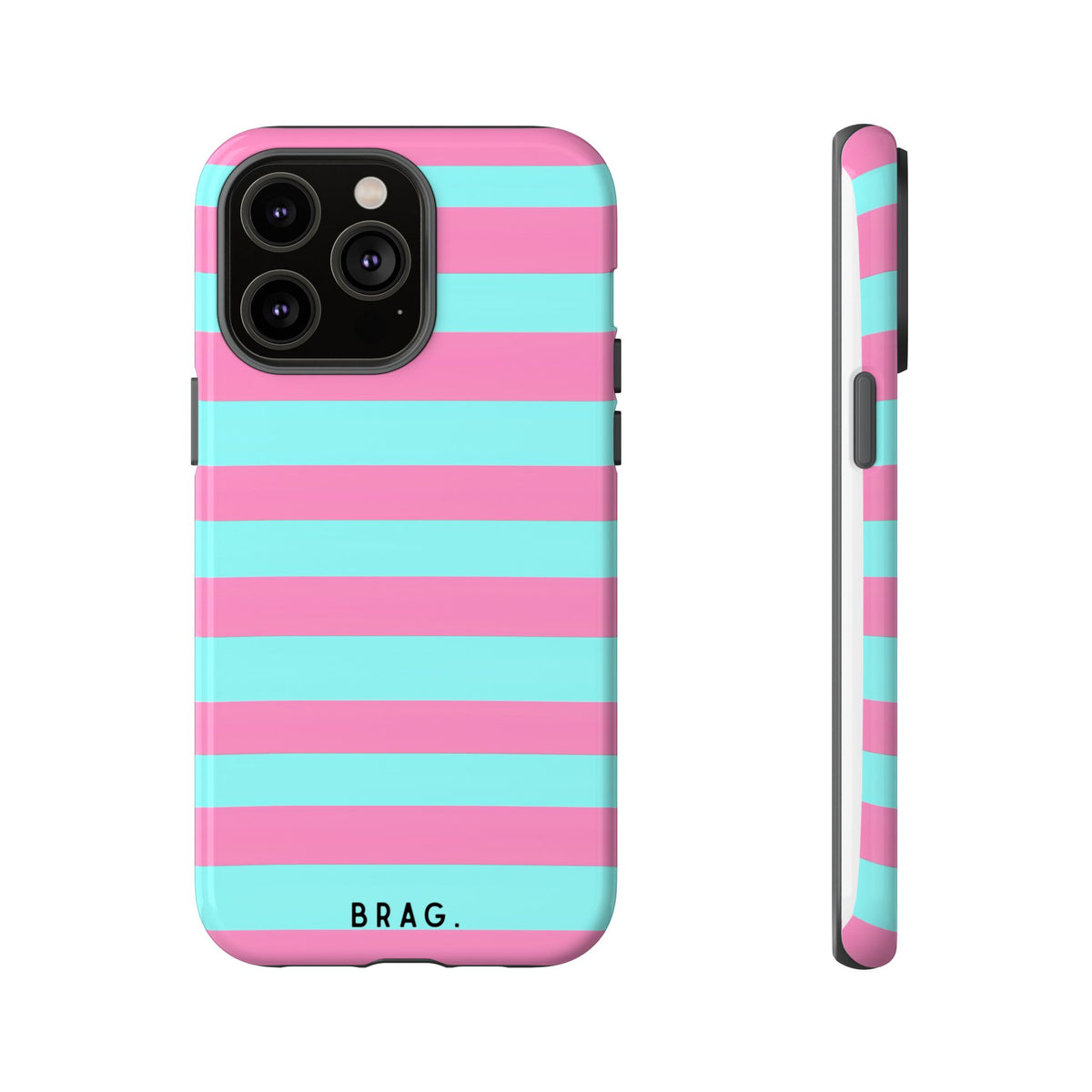 Taffy Stripe Tough Phone Case – Shockproof Protective iPhone Cover
