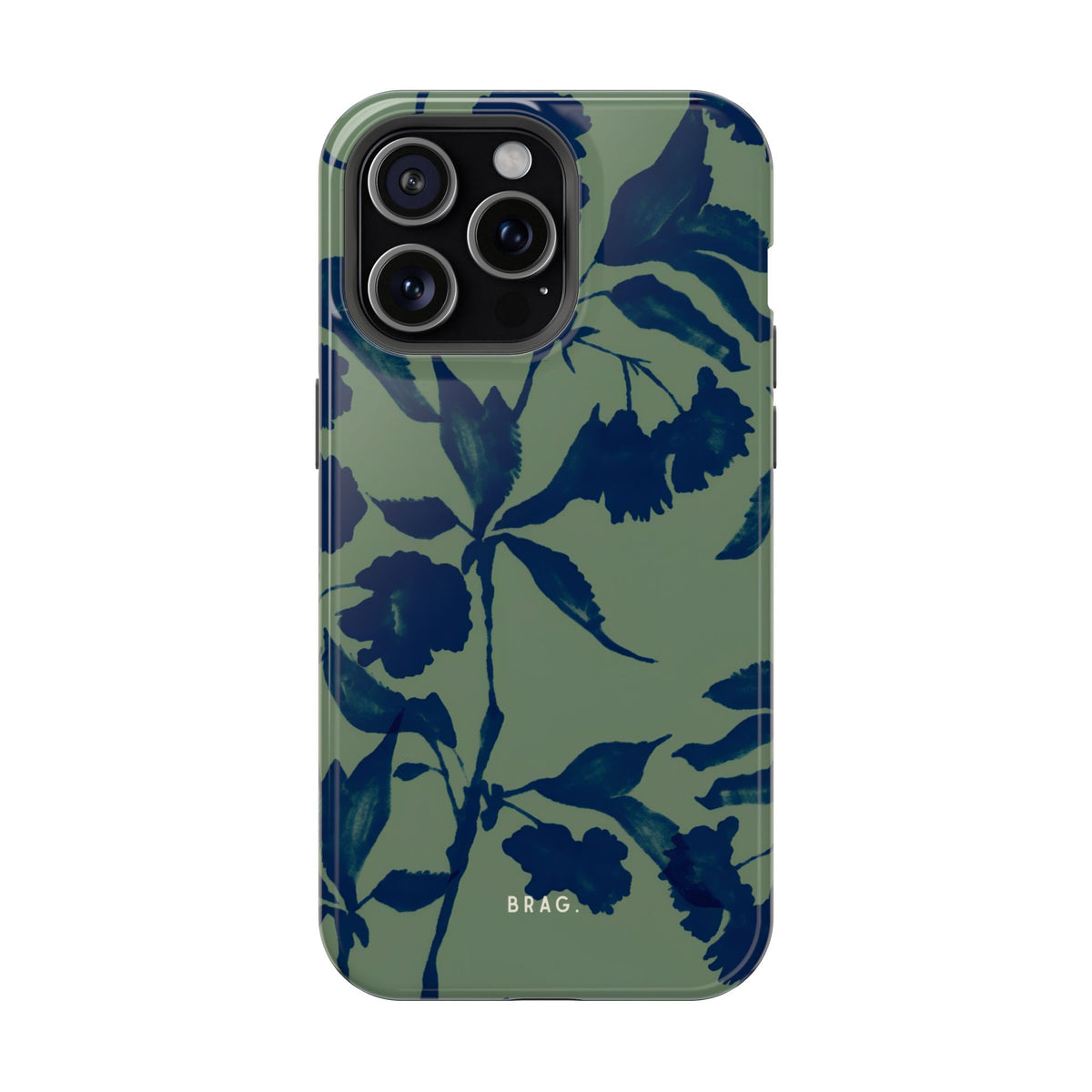 Sage Bloom Magnetic Impact-Resistant Phone Case