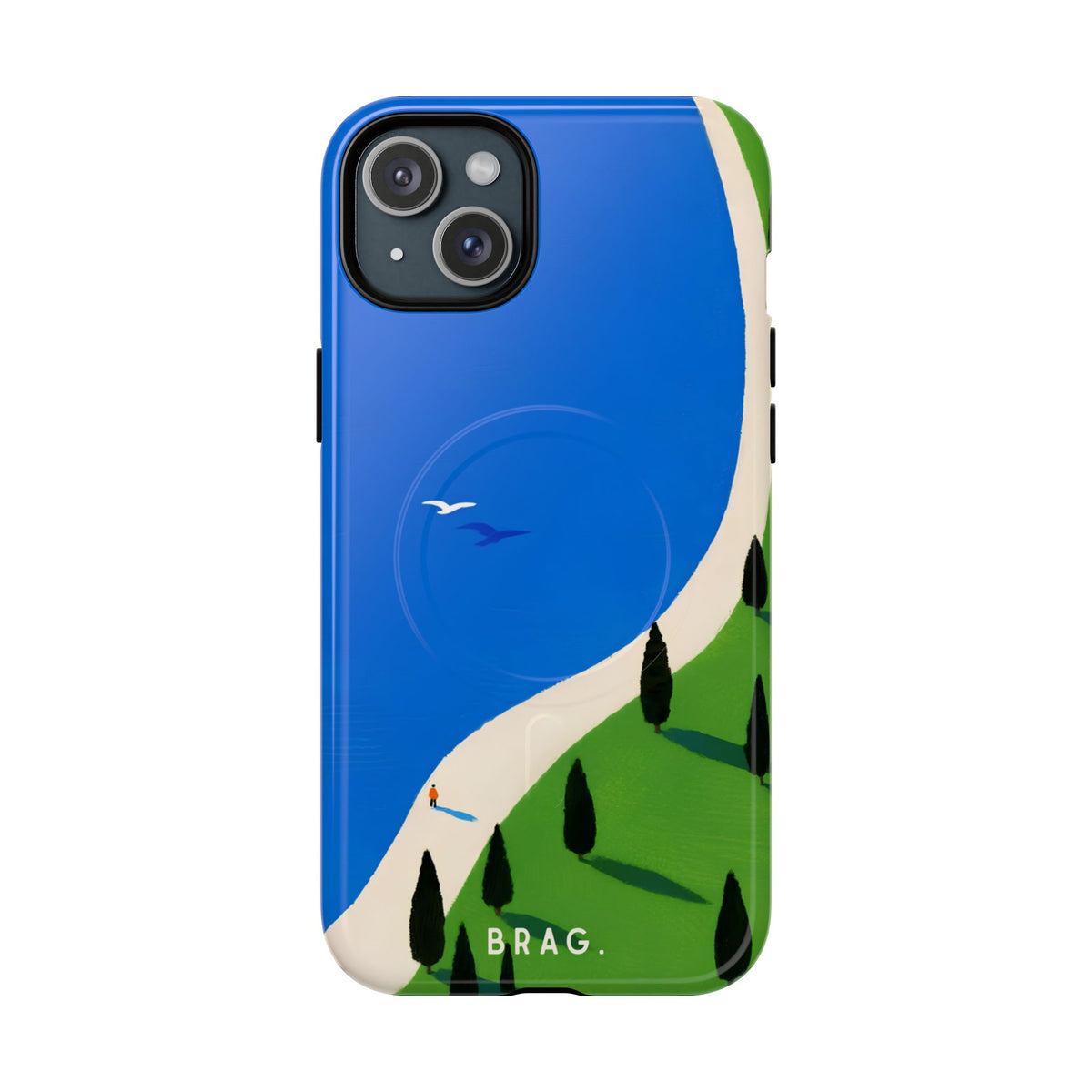 Blue Escape MagSafe Tough Phone Case — Magnetic Protective Cover