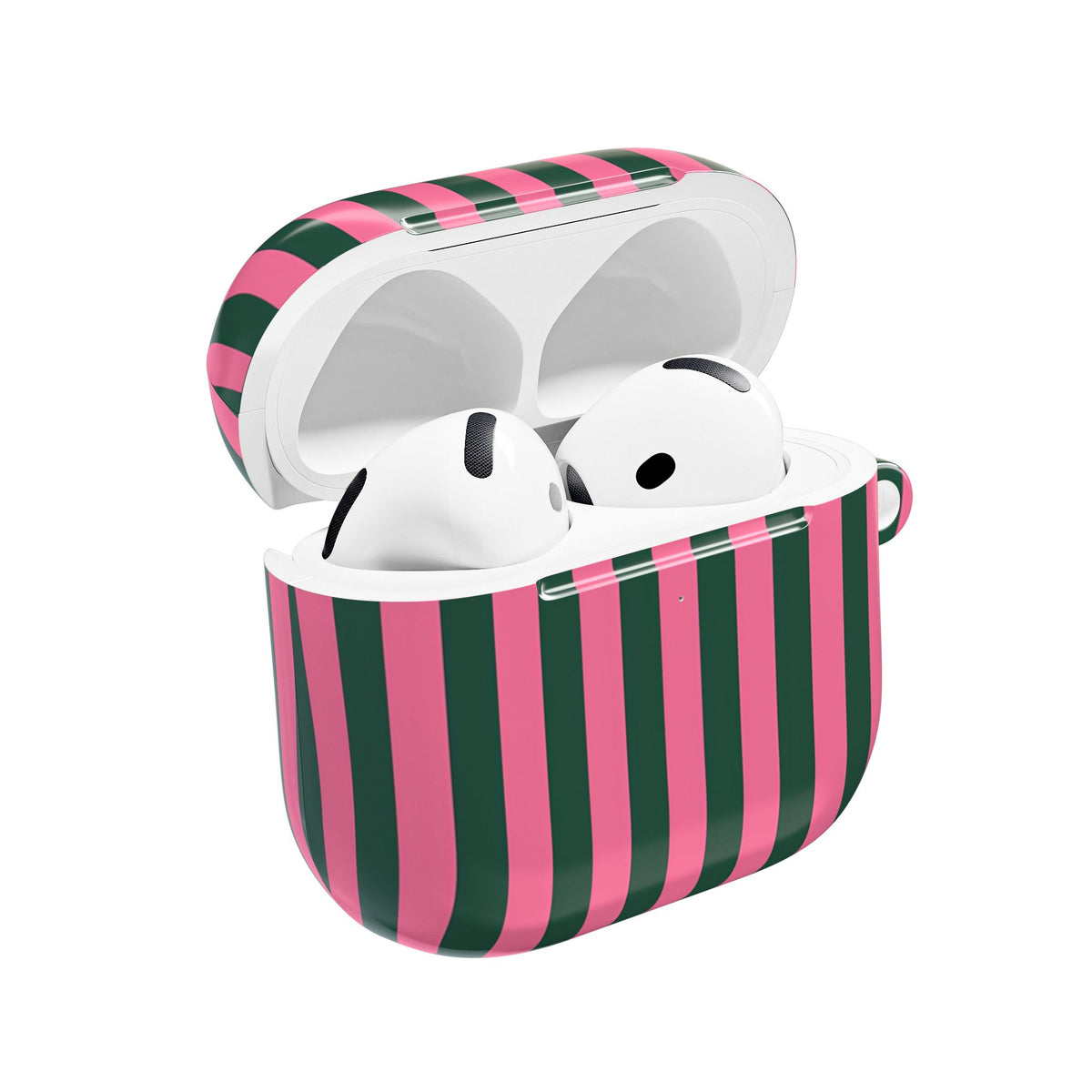 Flamingo Stripe AirPod Case – Slim Protective Charging Case
