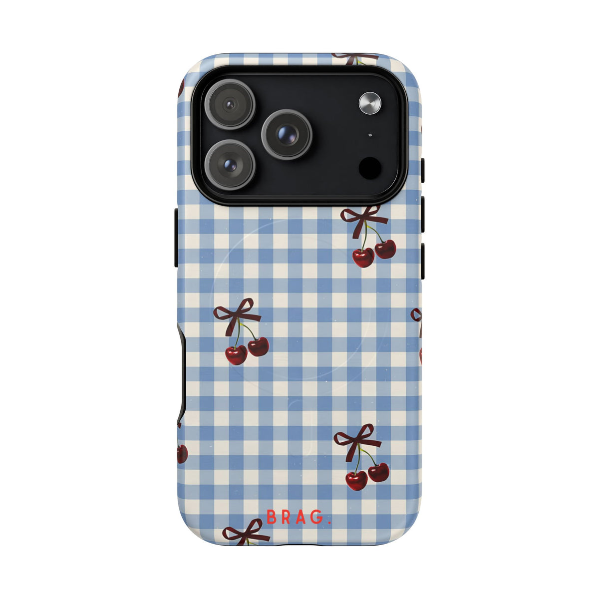 Cherry Picnic MagSafe Tough Phone Case — Magnetic Protective Cover