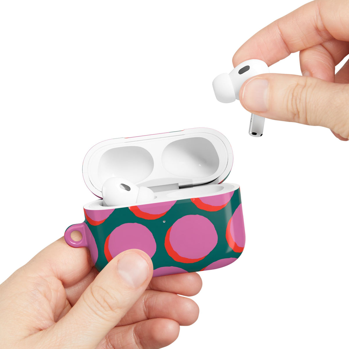 Pink Moon AirPod Case – Slim Protective Charging Case