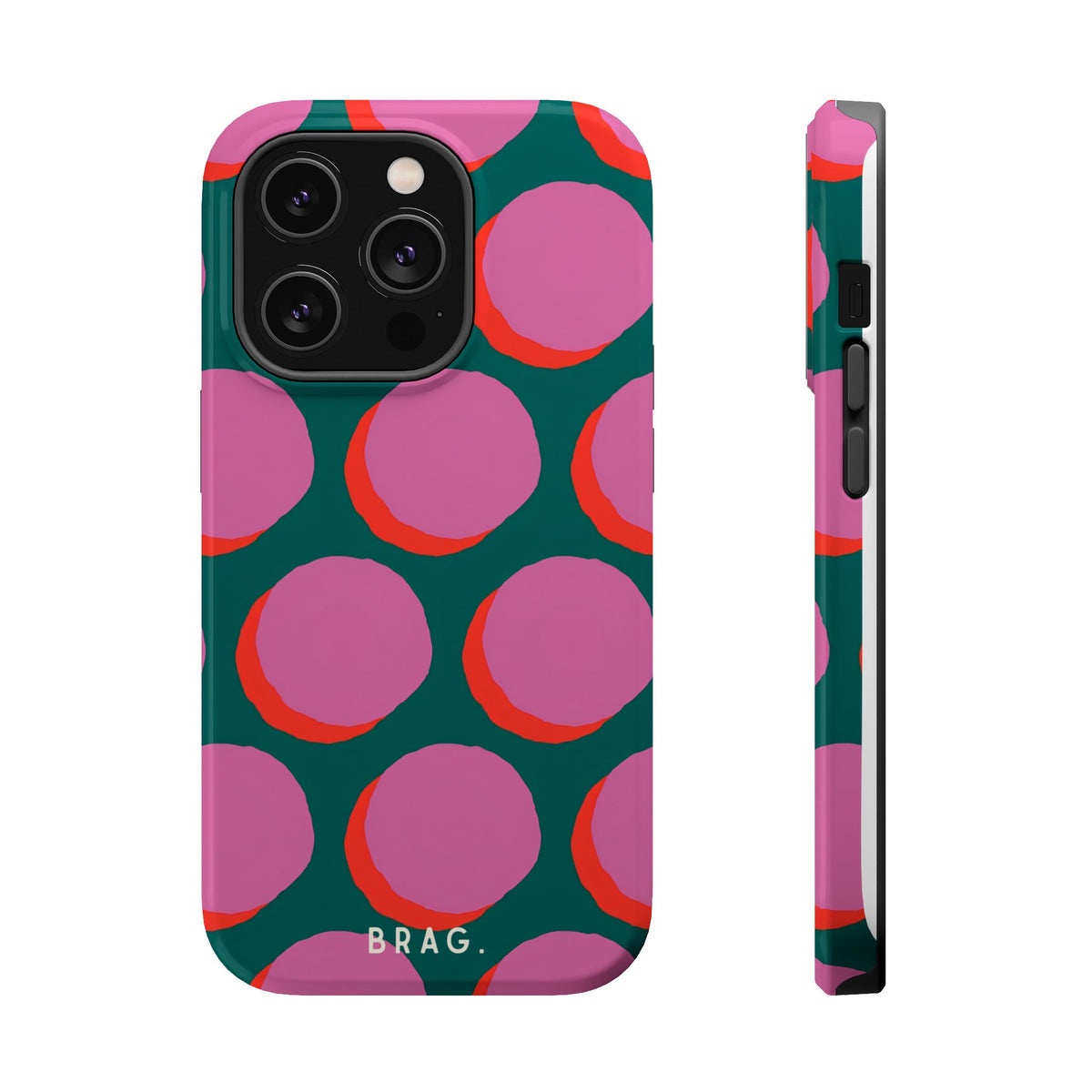 Pink Moon Magnetic Impact-Resistant Phone Case