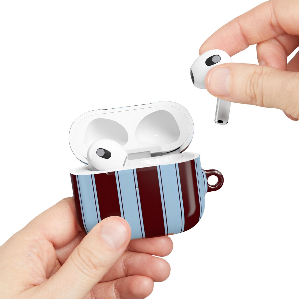 Maroon Sky AirPod Case – Slim Protective Charging Case