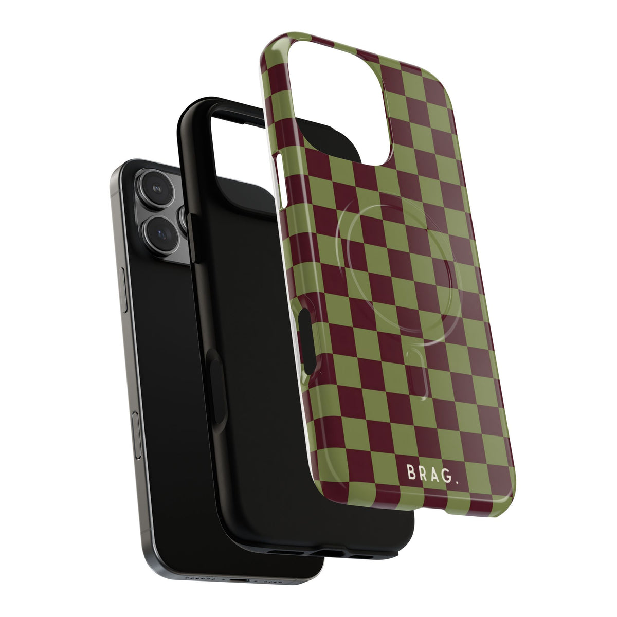Lucky Check MagSafe Tough Phone Case — Magnetic Protective Cover