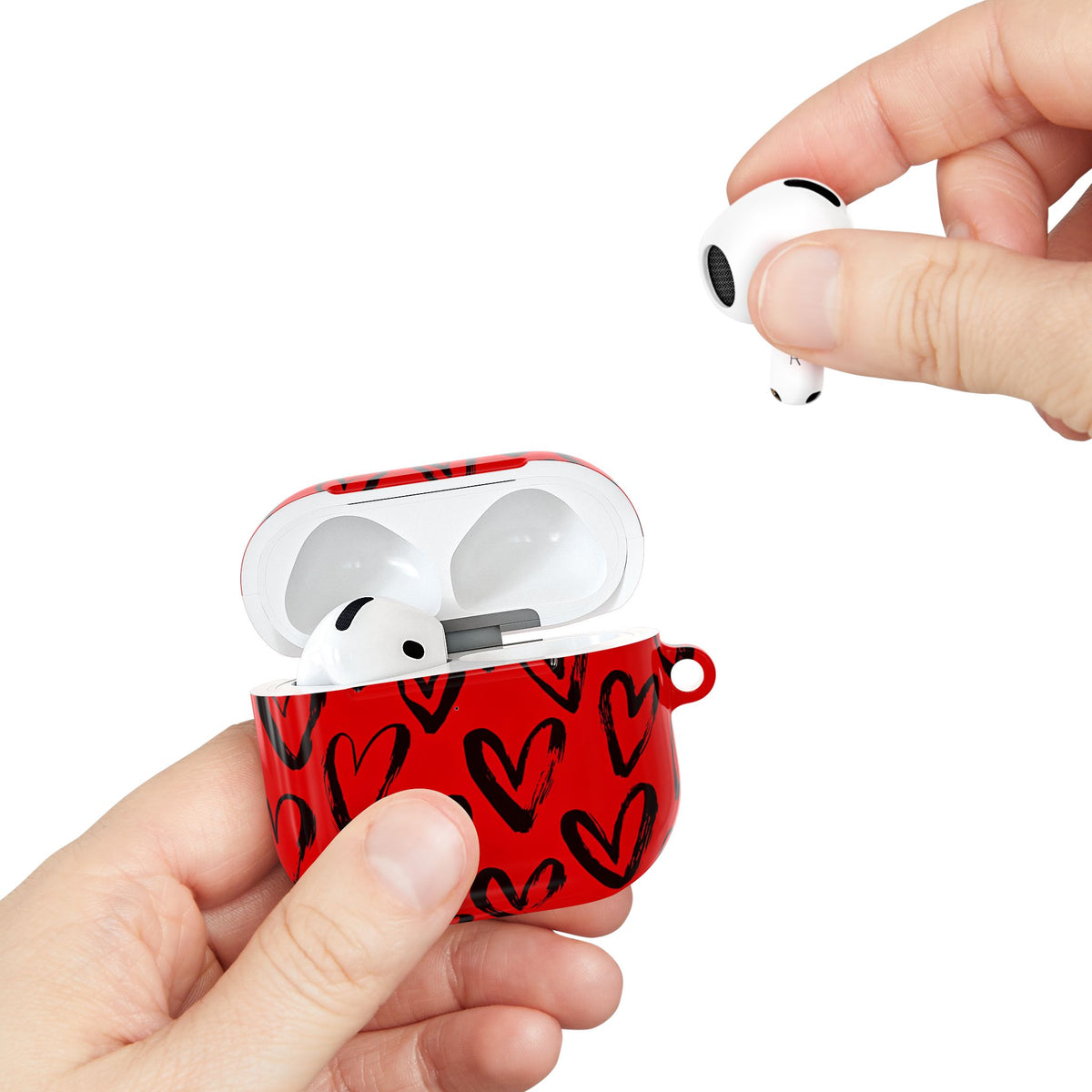 Fire heart AirPod Case – Slim Protective Charging Case