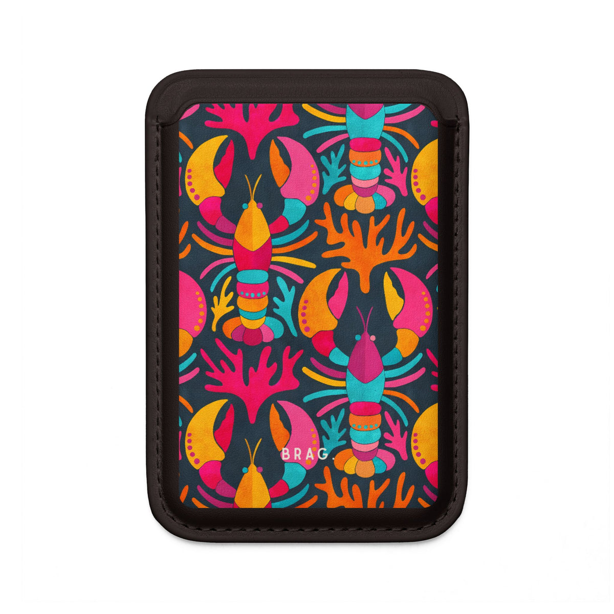 Jungle Disco MagSafe Vegan Wallet — Slim Phone Card Holder