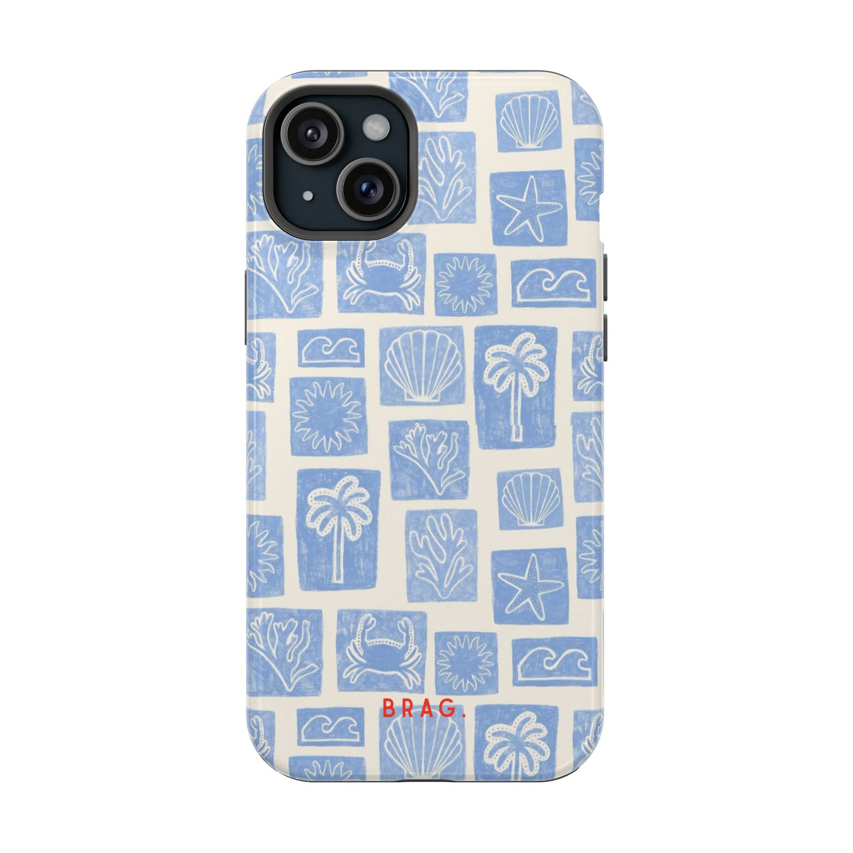 Azure Tiles Magnetic Impact-Resistant Phone Case