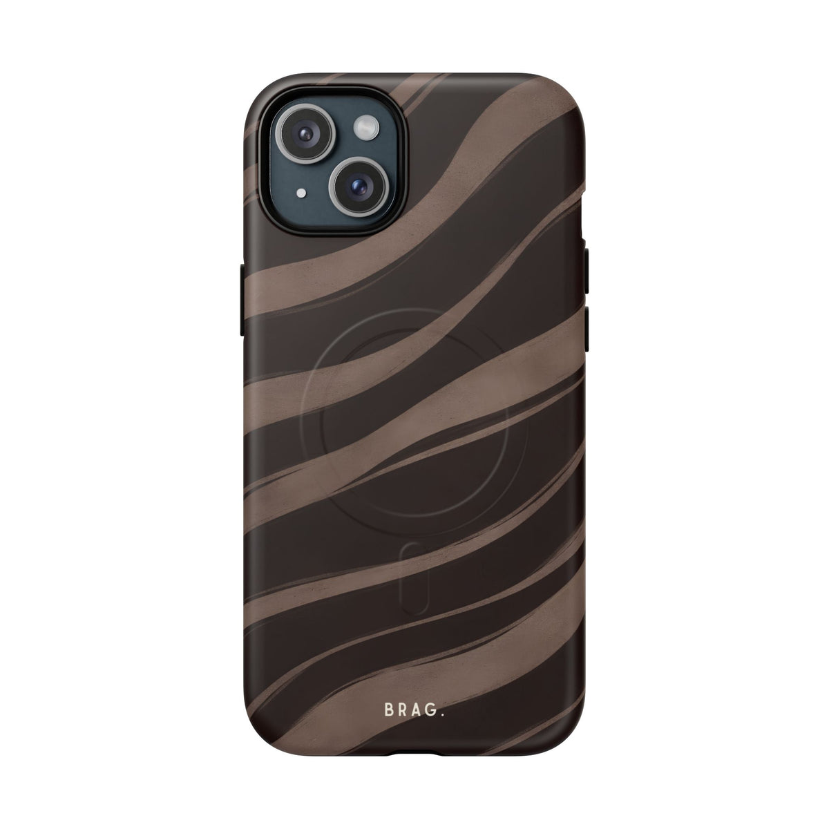 Zebra Wave MagSafe Tough Phone Case — Magnetic Protective Cover