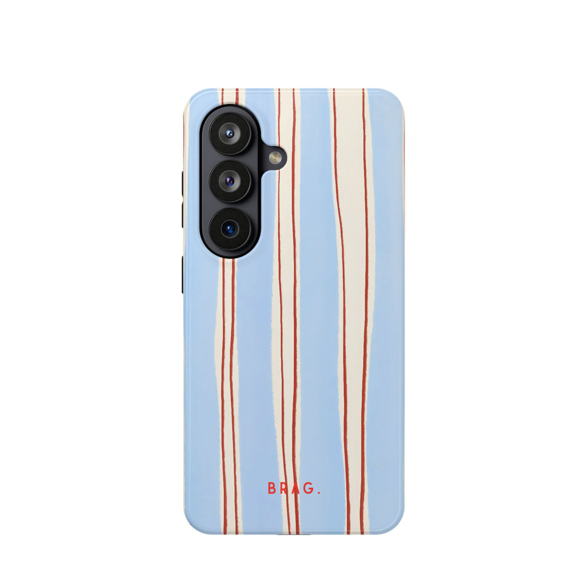 Blue Linen Magnetic Impact-Resistant Phone Case