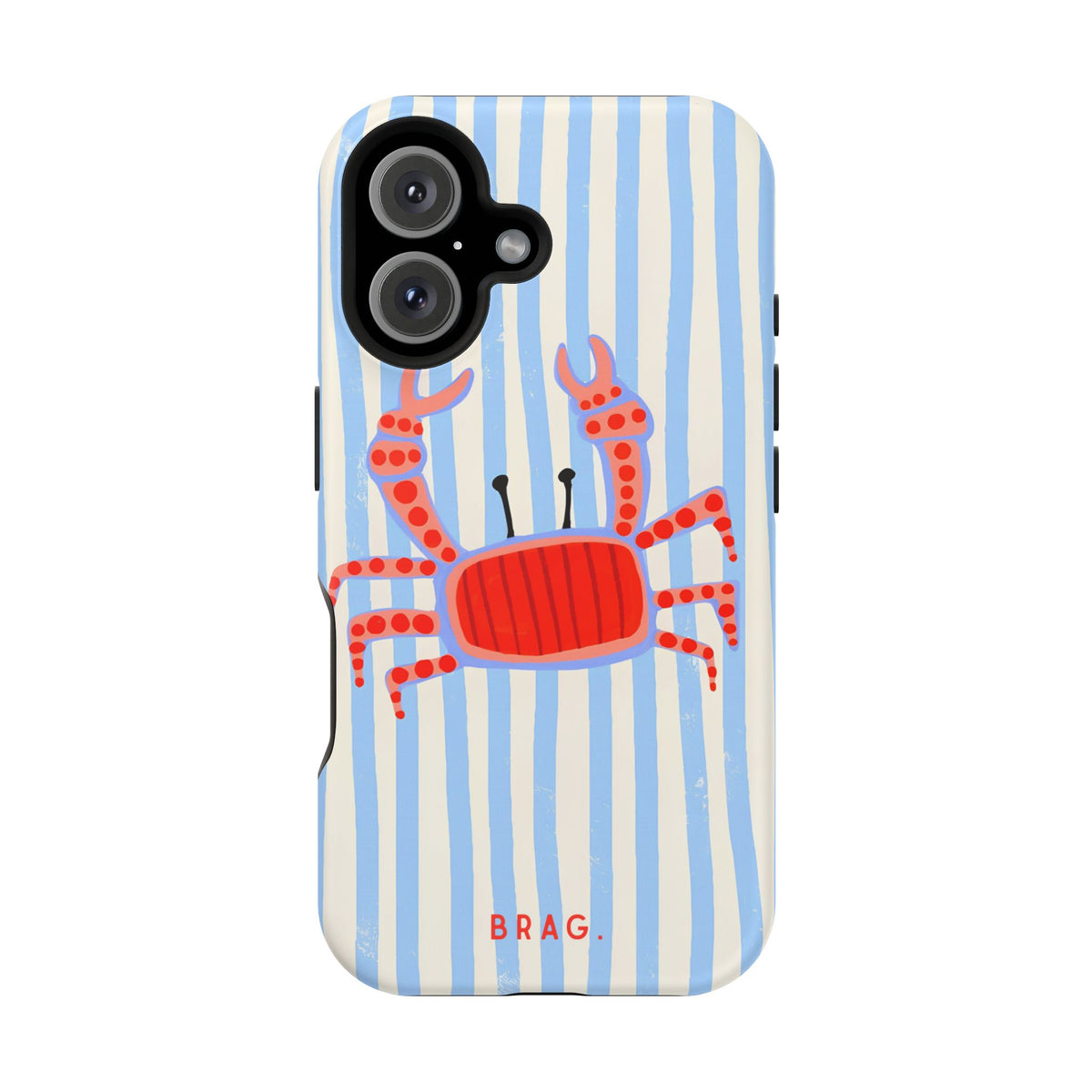 Azure Crab Magnetic Impact-Resistant Phone Case