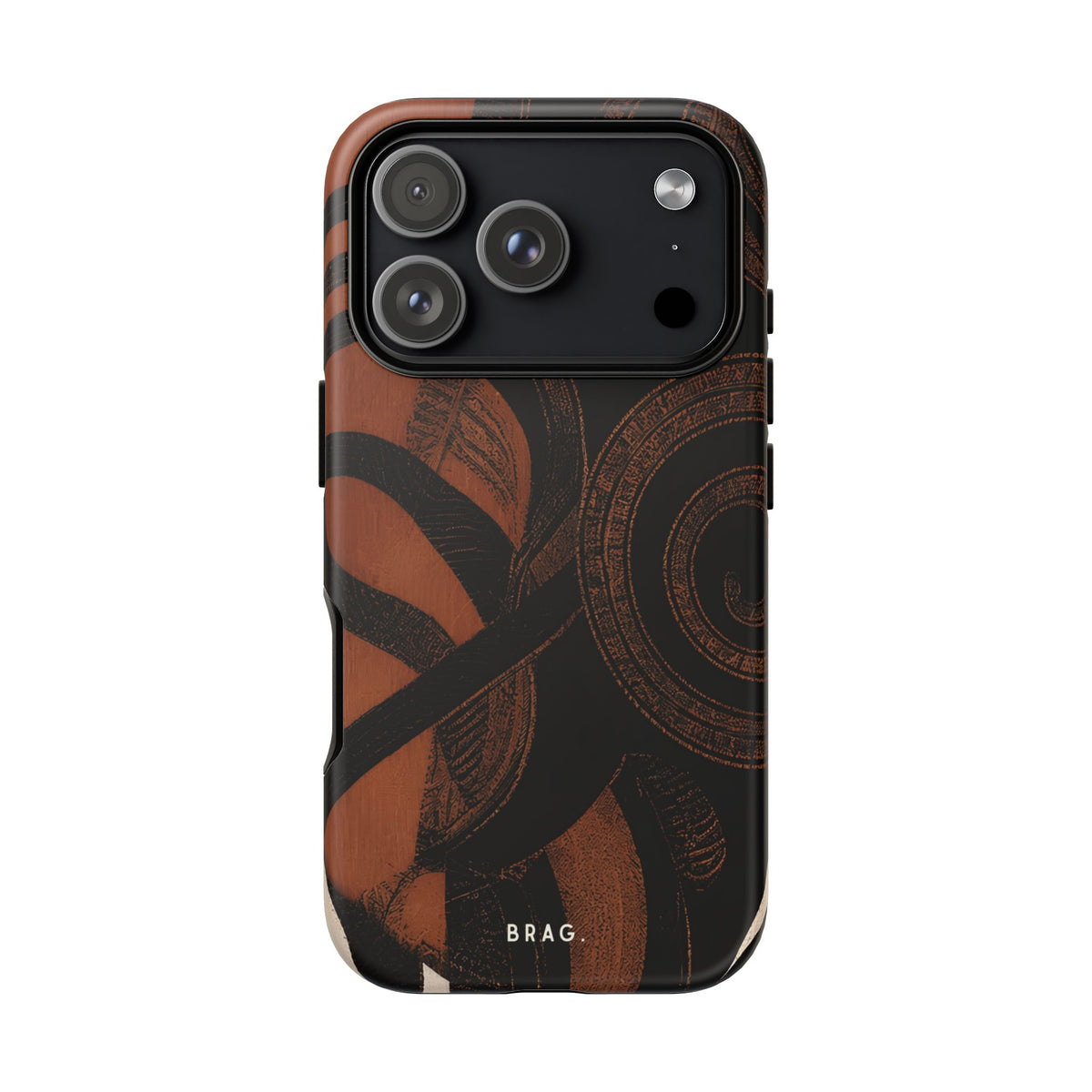 Mighnight Spiral Tough Phone Case – Shockproof Protective iPhone Cover
