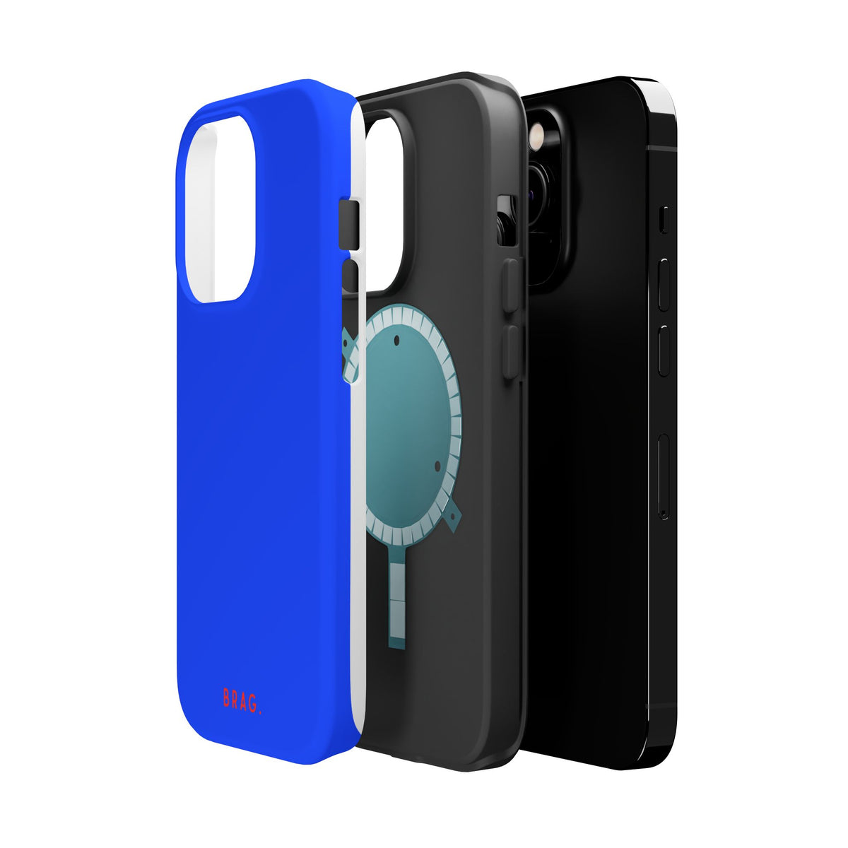 Brag Blue Magnetic Impact-Resistant Phone Case