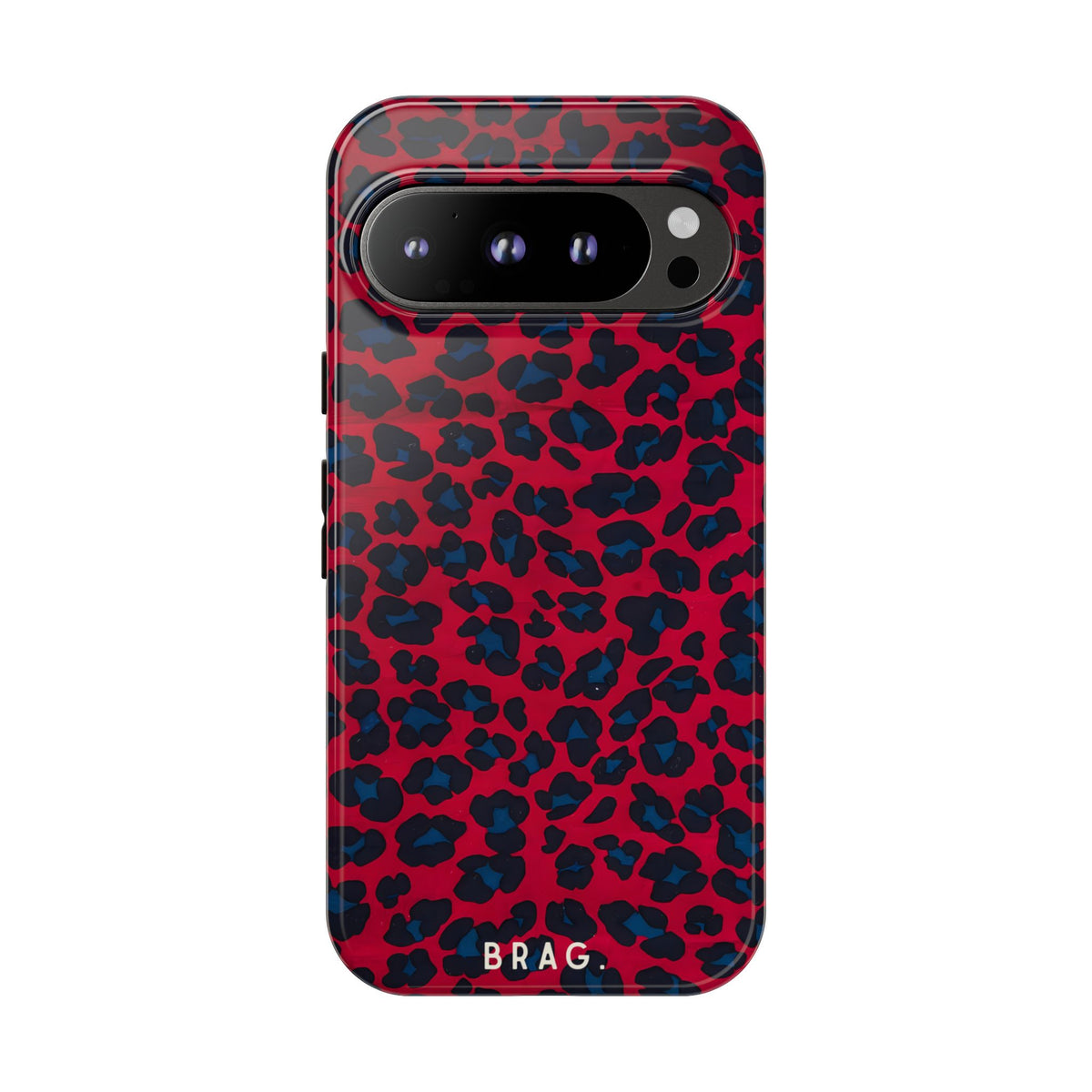 Red Flag Tough Phone Case – Shockproof Protective iPhone Cover
