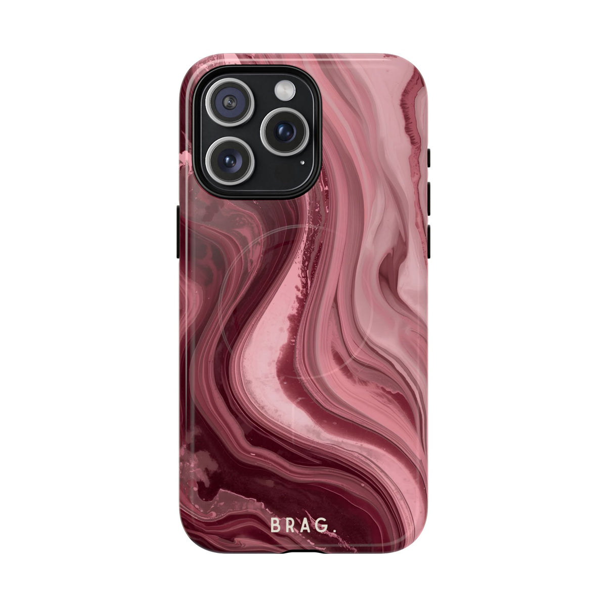 Cherry Smoke MagSafe Tough Phone Case — Magnetic Protective Cover
