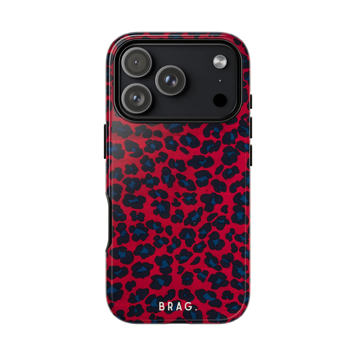 Red Flag Tough Phone Case – Shockproof Protective iPhone Cover