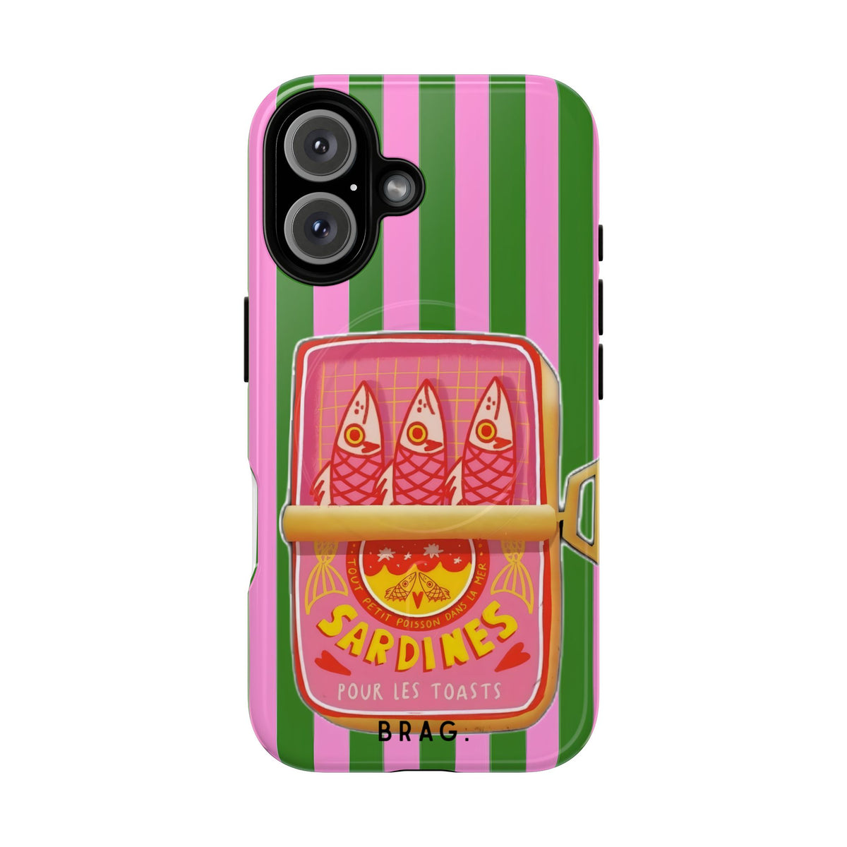 Tinned Pink MagSafe Tough Phone Case — Magnetic Protective Cover