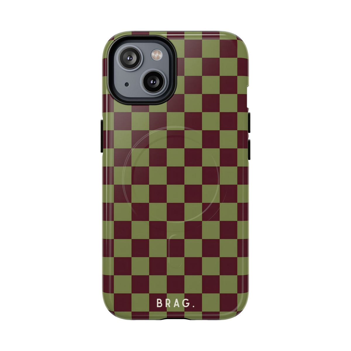 Lucky Check MagSafe Tough Phone Case — Magnetic Protective Cover