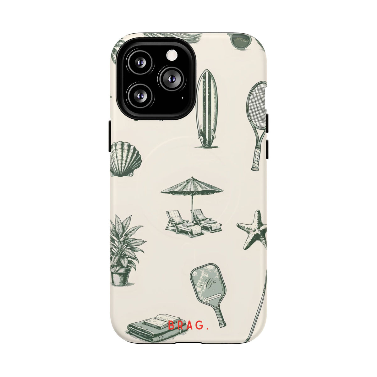 Beach Club MagSafe Tough Phone Case — Magnetic Protective Cover