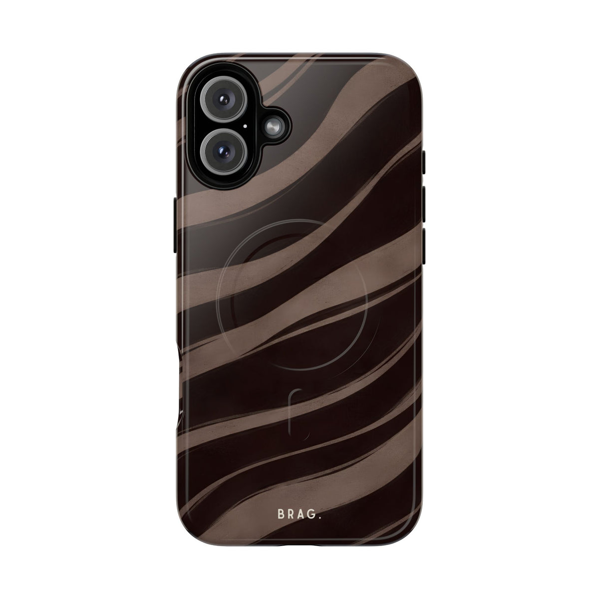 Zebra Wave MagSafe Tough Phone Case — Magnetic Protective Cover