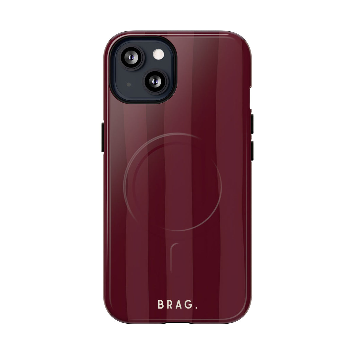 Dark Cherry MagSafe Tough Phone Case — Magnetic Protective Cover
