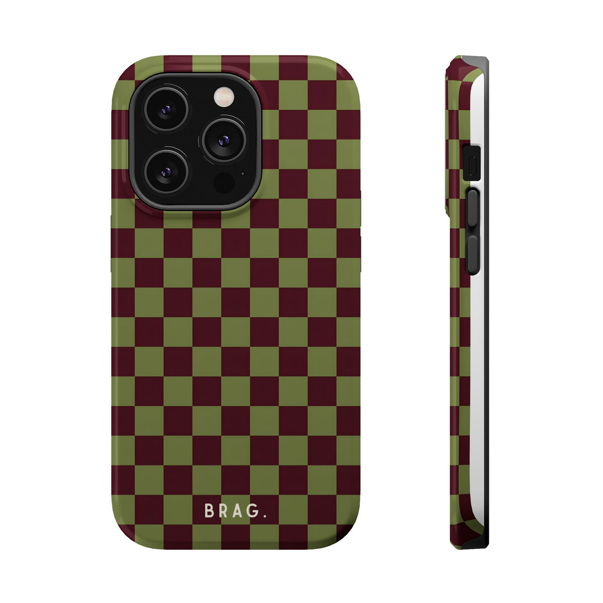 Lucky Check Magnetic Impact-Resistant Phone Case