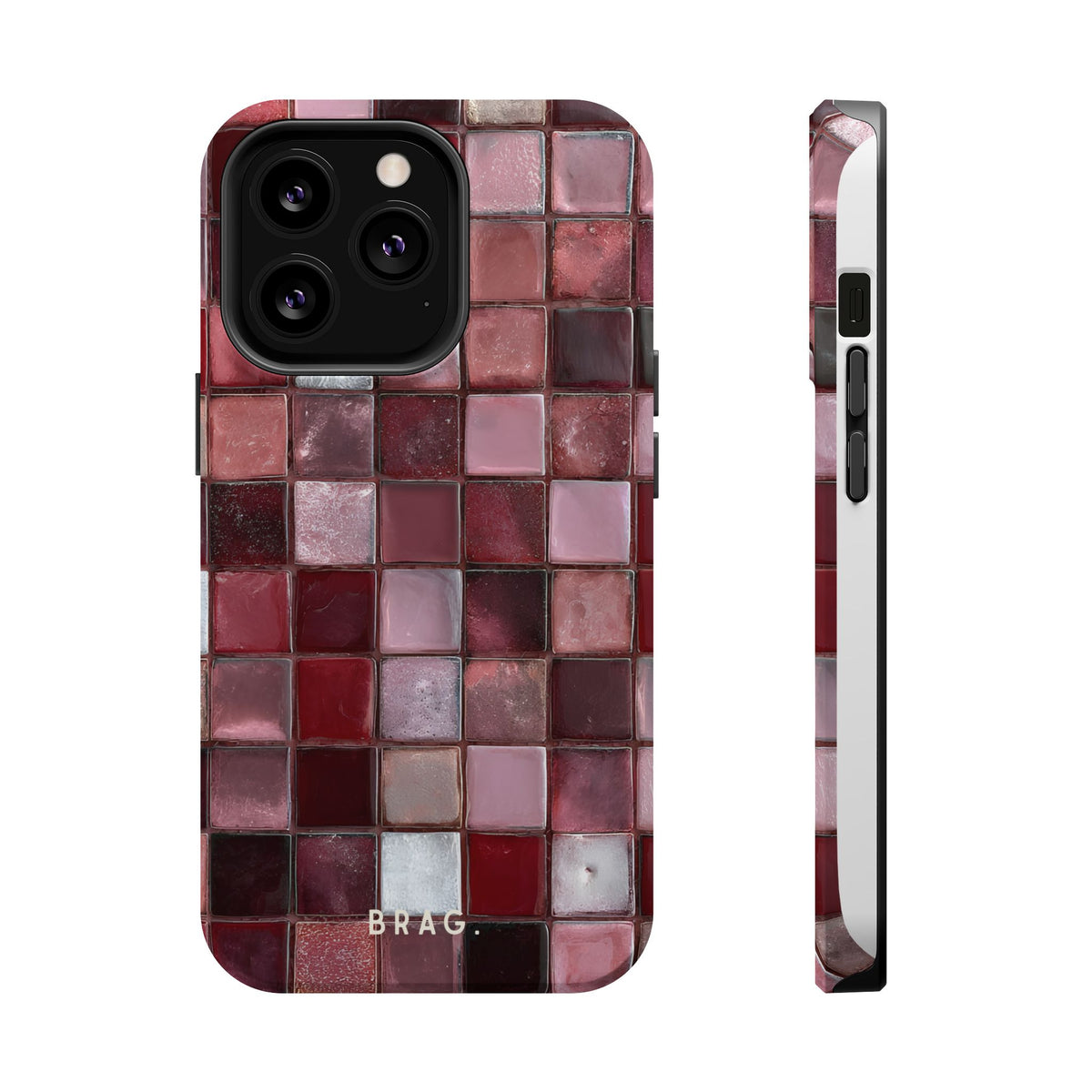 Cherry Tile Magnetic Impact-Resistant Phone Case