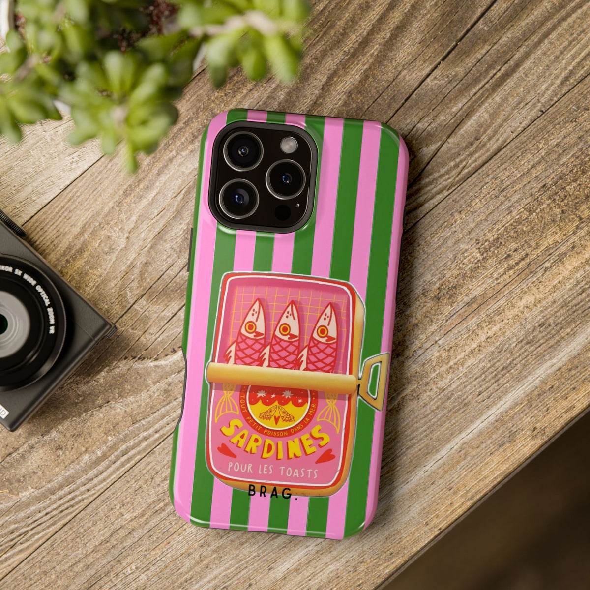 Tinned Pink Magnetic Impact-Resistant Phone Case