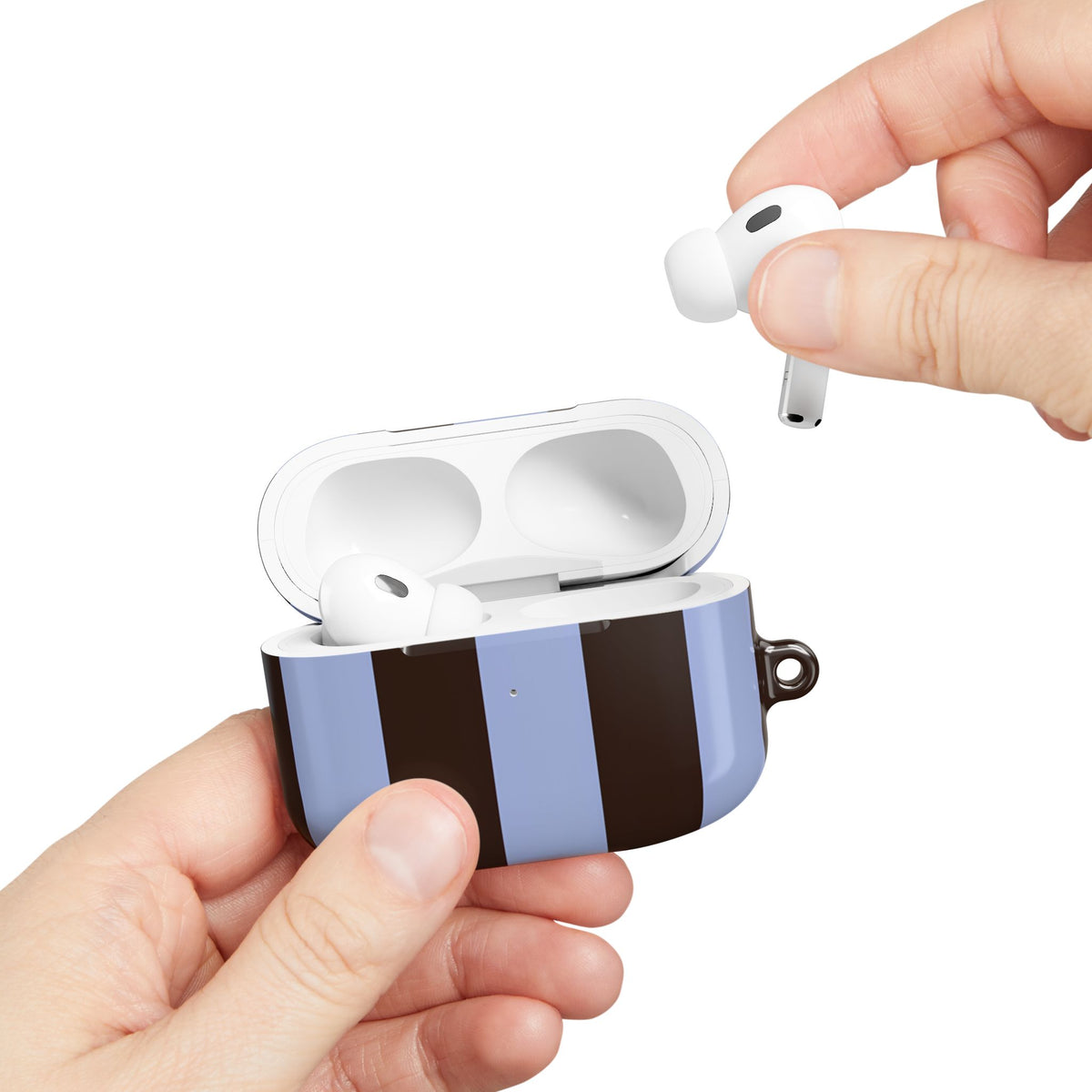 Grayscale Gradient AirPod Case – Slim Protective Charging Case