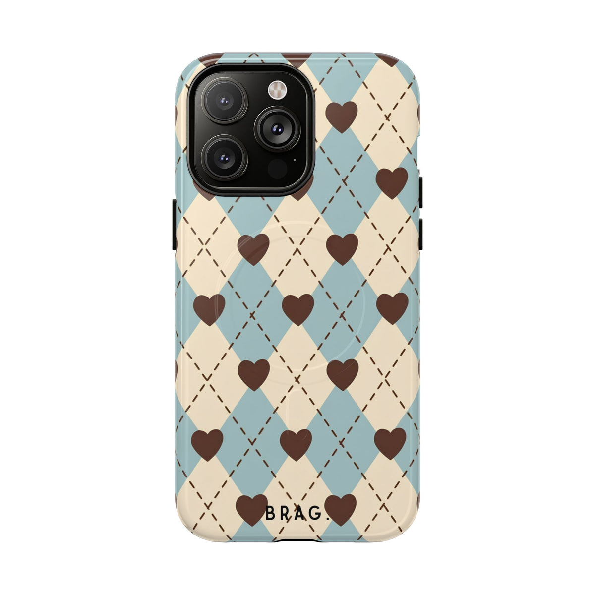 Sweetheart Plaid MagSafe Tough Phone Case — Magnetic Protective Cover