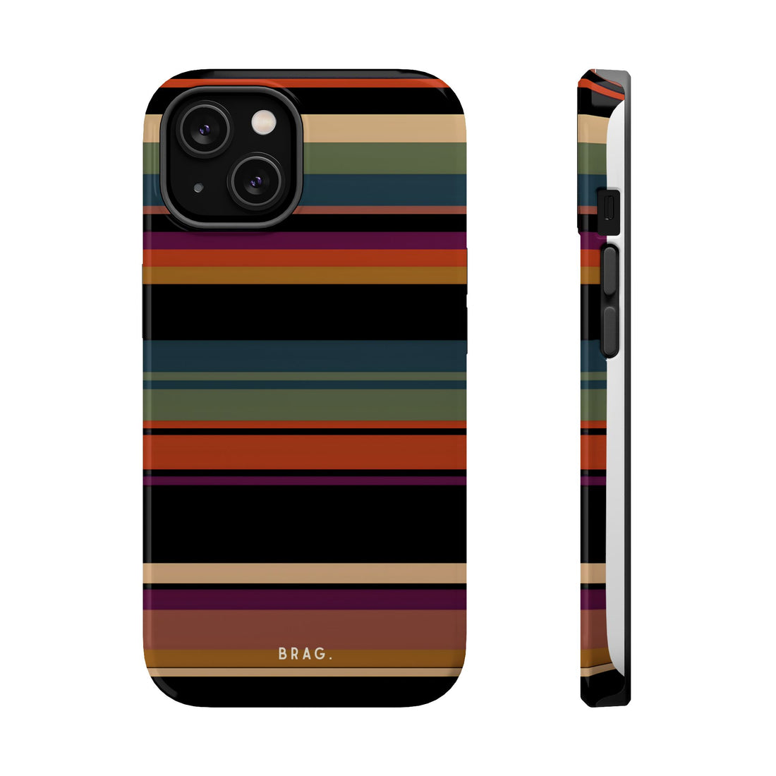 Market Stripe Magnetic Impact-Resistant Phone Case