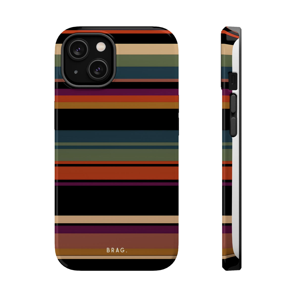Market Stripe Magnetic Impact-Resistant Phone Case