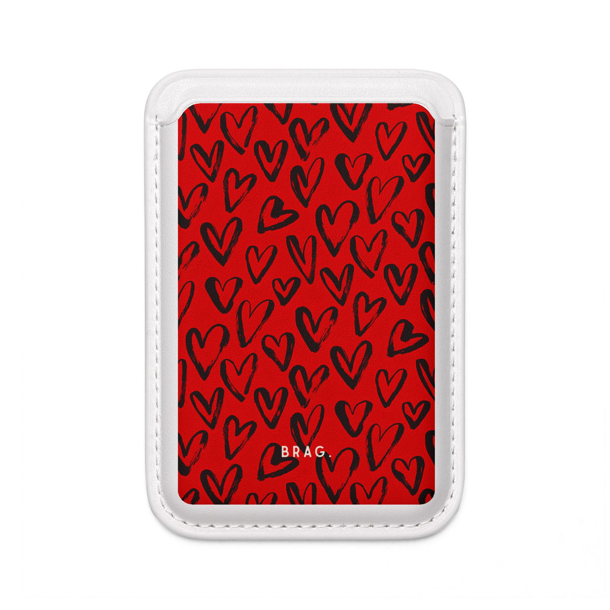 Fire heart MagSafe Vegan Wallet — Slim Phone Card Holder