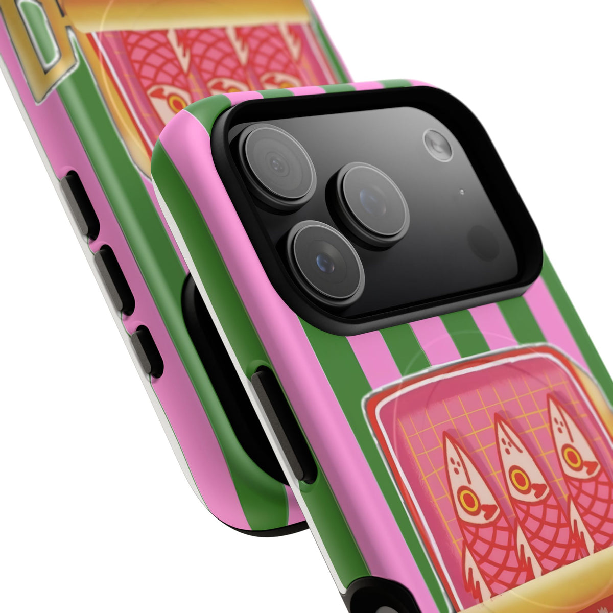 Tinned Pink MagSafe Tough Phone Case — Magnetic Protective Cover