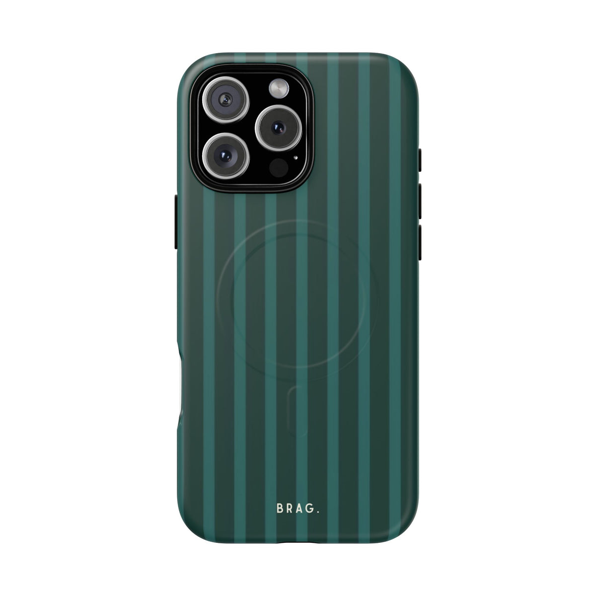 Forest Stripe MagSafe Tough Phone Case — Magnetic Protective Cover
