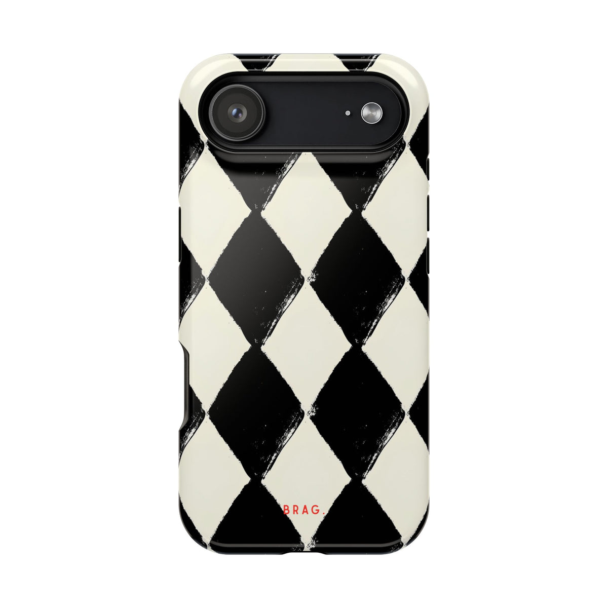 Ivory Harlequin Magnetic Impact-Resistant Phone Case