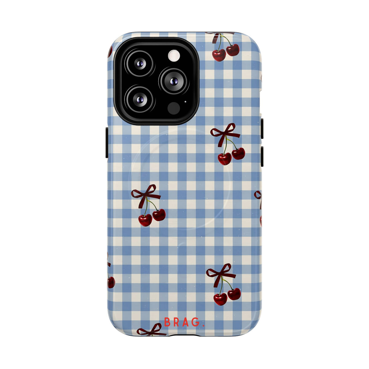 Cherry Picnic MagSafe Tough Phone Case — Magnetic Protective Cover