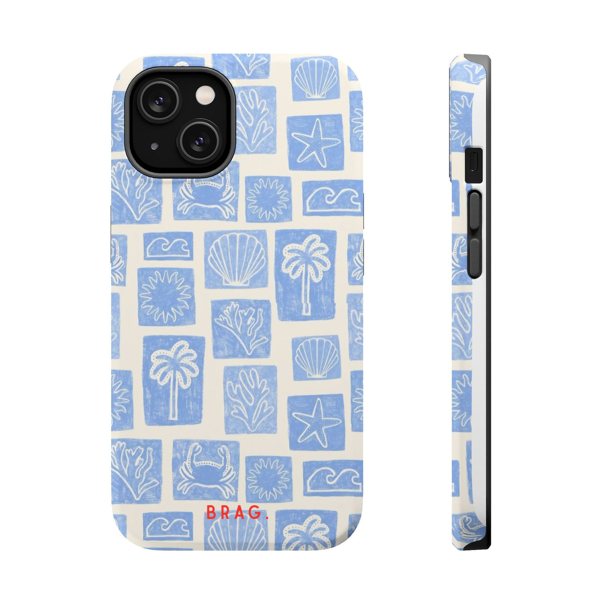 Azure Tiles Magnetic Impact-Resistant Phone Case